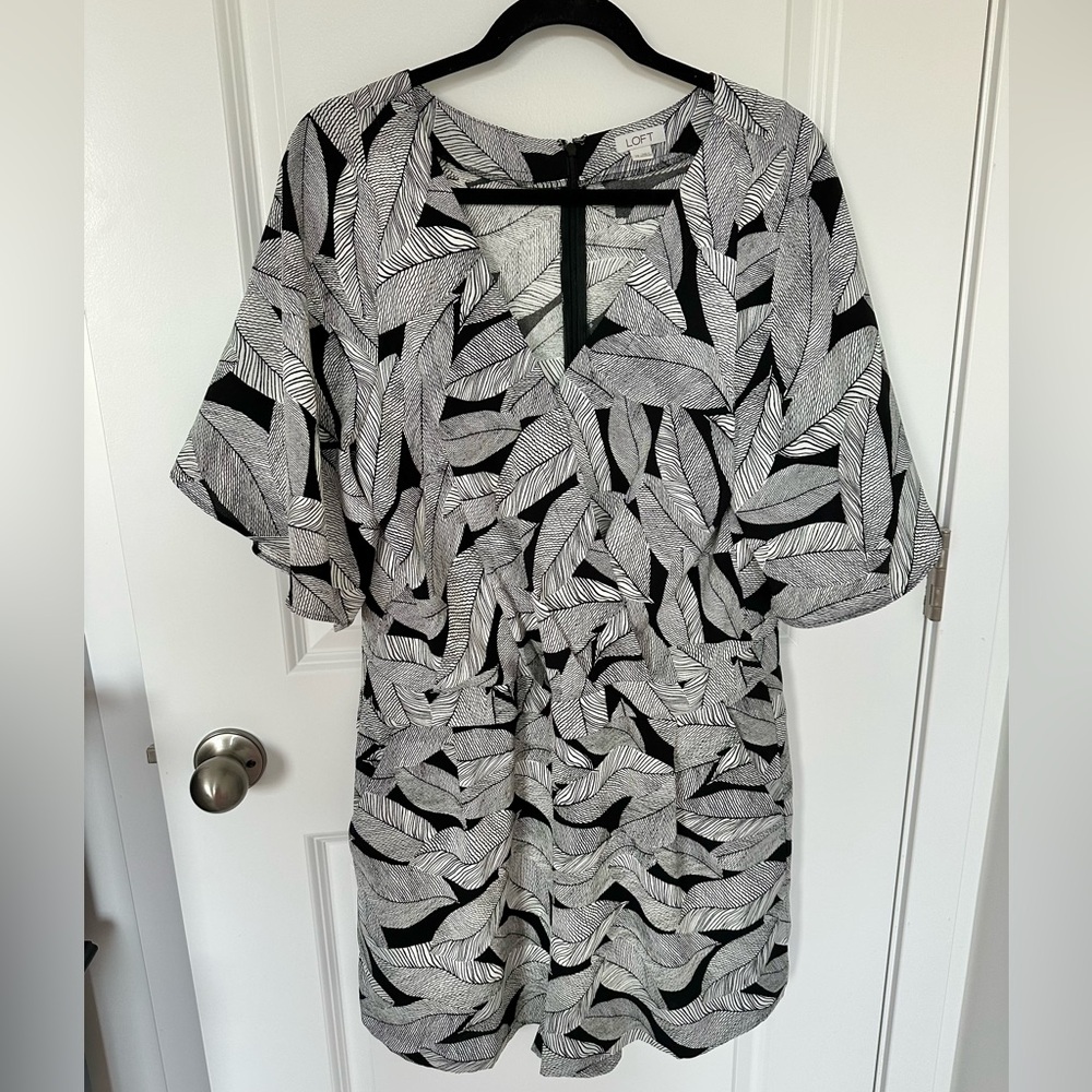 LOFT Palm Leaf Romper